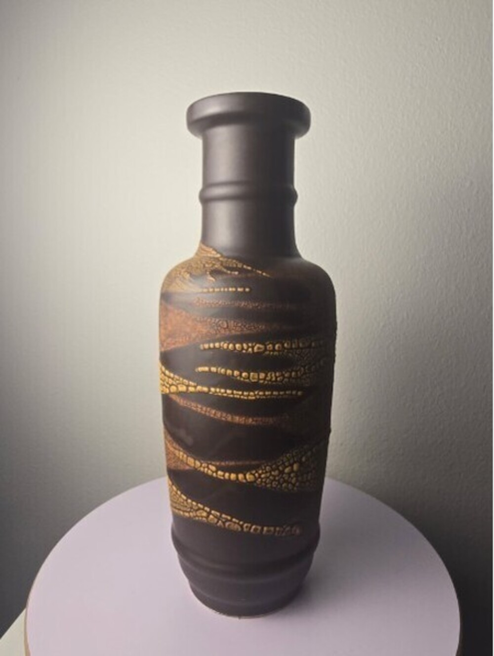 vintage Royal Haeger "Earth Wrap" art pottery vase